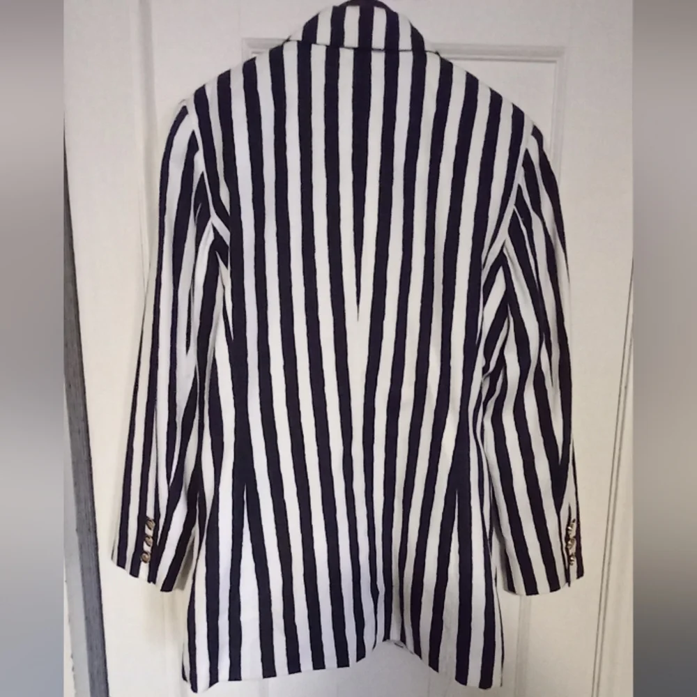 Louis Feraud 80's Vintage Navy rockstar Blazer 10 authentic - Picture 2 of 10